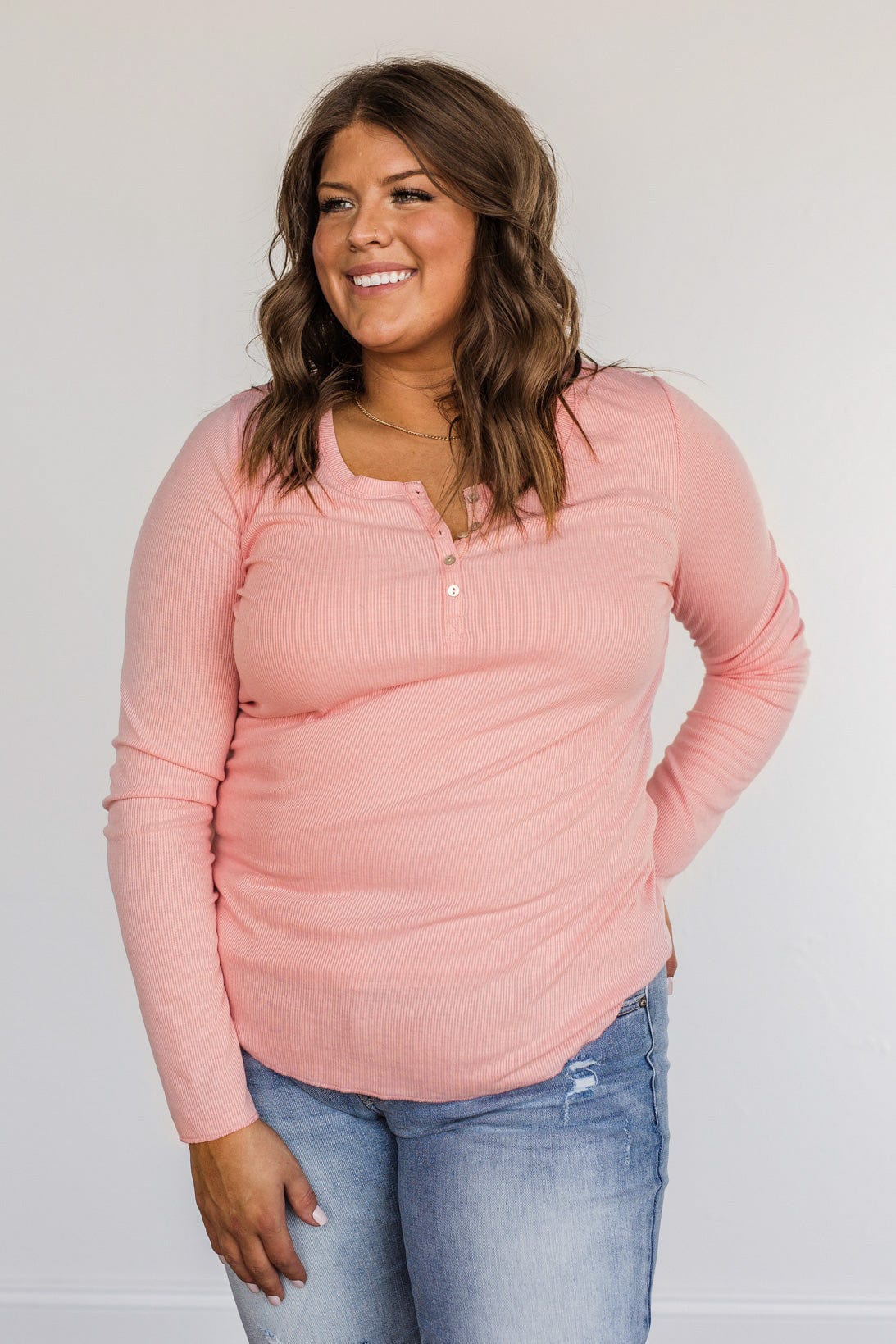 Piercing Beauty Floral Henley Top- Ivory – The Pulse Boutique