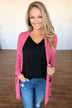 Share The Love Knit Cardigan- Orchid