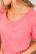 Do My Own Thing Tee- Dark Pink