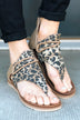 Very G Sparta Sandals- Tan Leopard