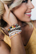 Stackable Multi-Colored Beaded Bracelet Set