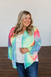 Sparked My Interest Tie Dye Kimono- Multi-Color
