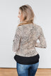 Fierce Feelings Animal Print Blazer- Neutral