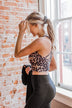 Run With The Lions Sports Bra- Leopard