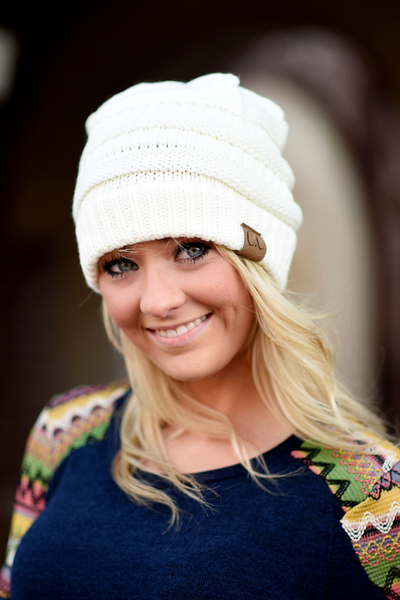 Ivory Beanie – The Pulse Boutique