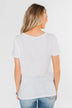 Dream, Love, Inspire, Believe Graphic Tee- White
