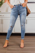 KanCan High-Rise Skinny Jeans- Alexa Wash