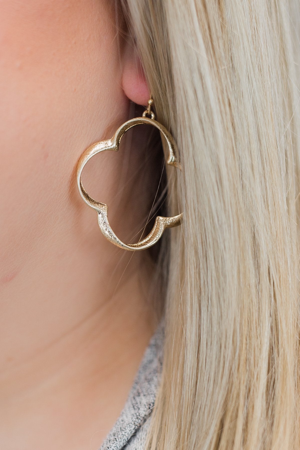 Simple & Pretty Earring Set- Gold
