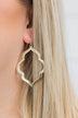 Pendant Shape Earring Set- Gold