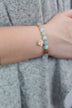 Sea Glass Single Beaded Bracelet