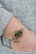 Mama Bear Single Gold Bracelet