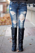 Medium Wash Skinny Jeans ~ Josie Wash