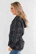 Reversible Rain Jacket- Grey Leopard & Blush Pink