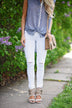 Ultimate Distressed White Jeans