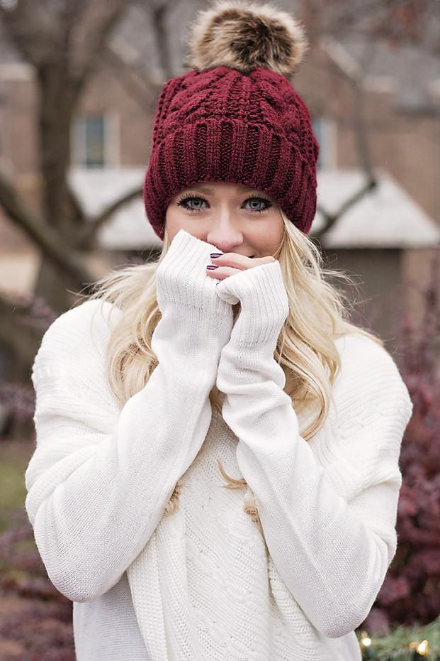 Wrapped Up in You Sweater ~ White