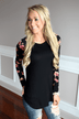 Making Magic Floral Sleeve Top