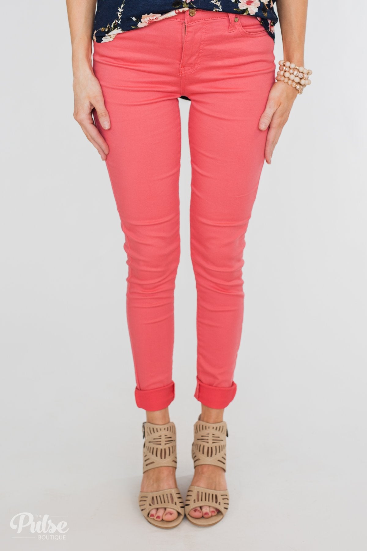 Celebrity Pink Skinny Jeans- Lipstick