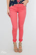 Celebrity Pink Skinny Jeans- Lipstick
