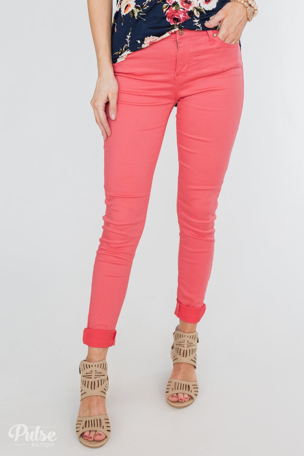 Celebrity Pink Skinny Jeans- Lipstick