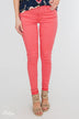 Celebrity Pink Skinny Jeans- Lipstick