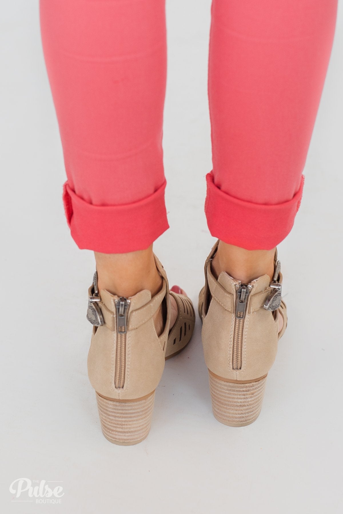 Very G Abby Block Heels- Cream