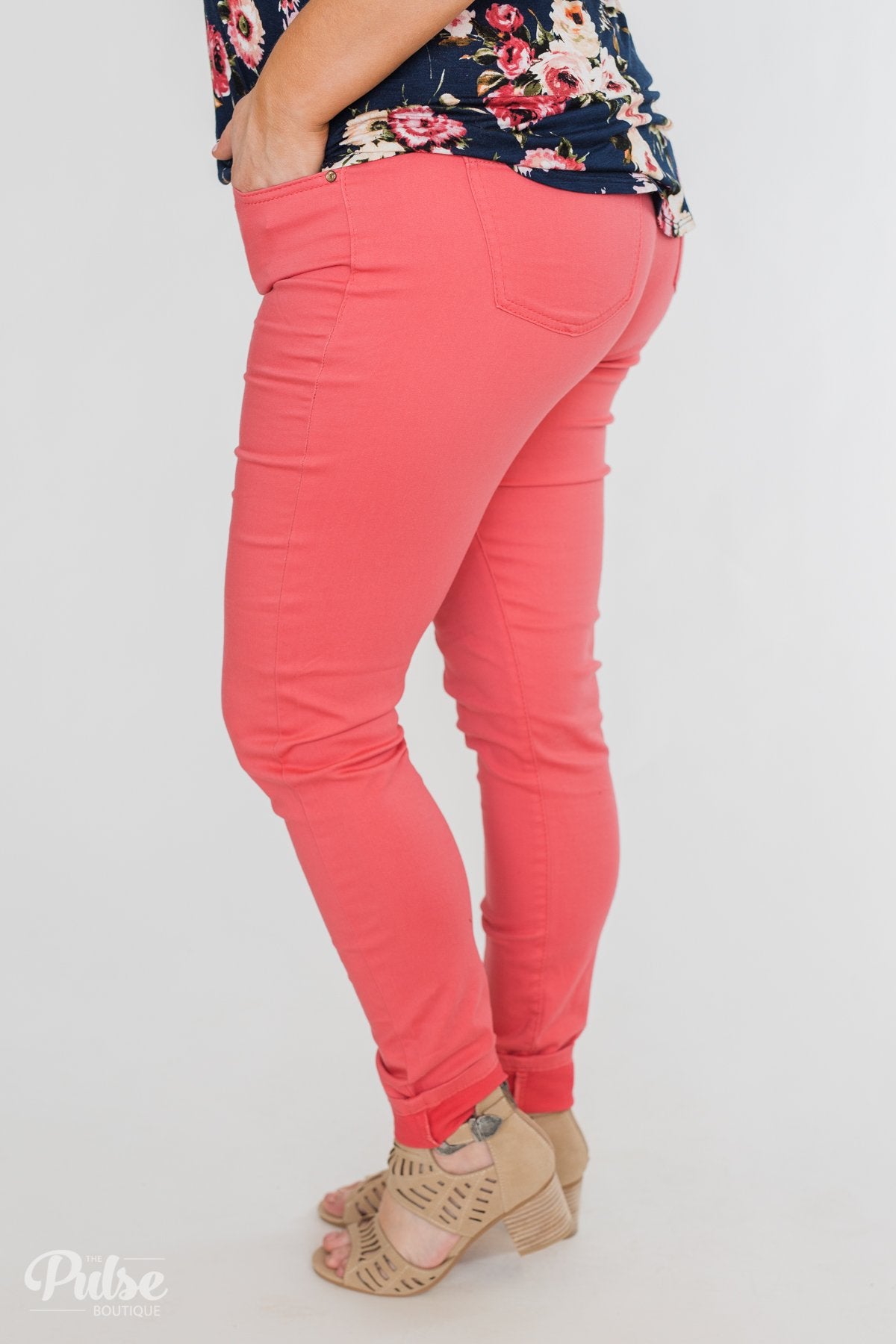 Celebrity Pink Skinny Jeans- Lipstick