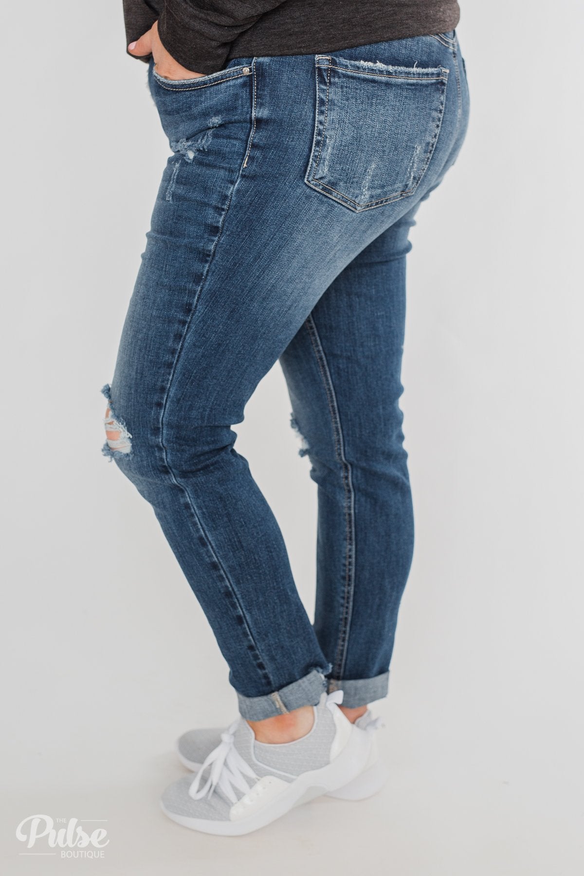 C'est Toi Distressed Skinny Jeans- Cecilia Wash