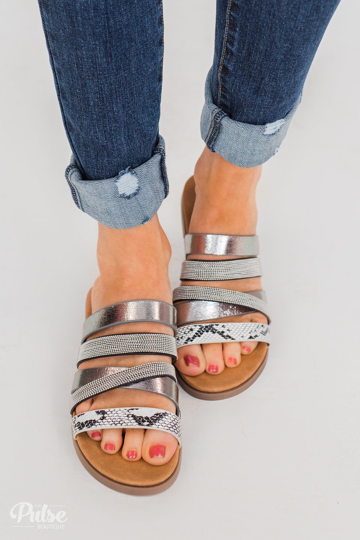 Very G Ginger Sandals- Pewter