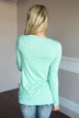 Push My Buttons Top ~ Mint