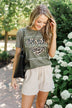 "Free Spirit, Kind Heart, Brave Soul" Graphic Tee- Olive