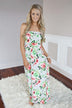 Neon Floral Maxi