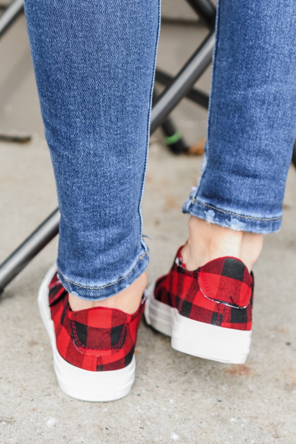 Hey Dude Canvas Shoes Buffalo Plaid Shoes Gypsy Jazz Plaid Along