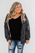 Reversible Rain Jacket- Grey Leopard & Blush Pink