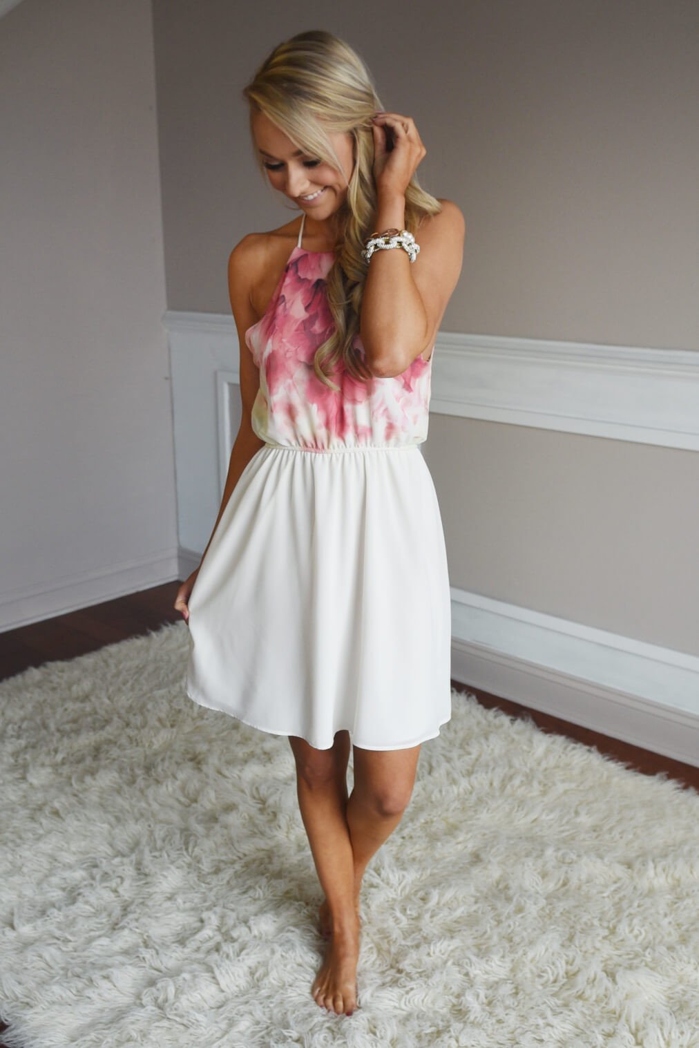 Soft As Petals Dress