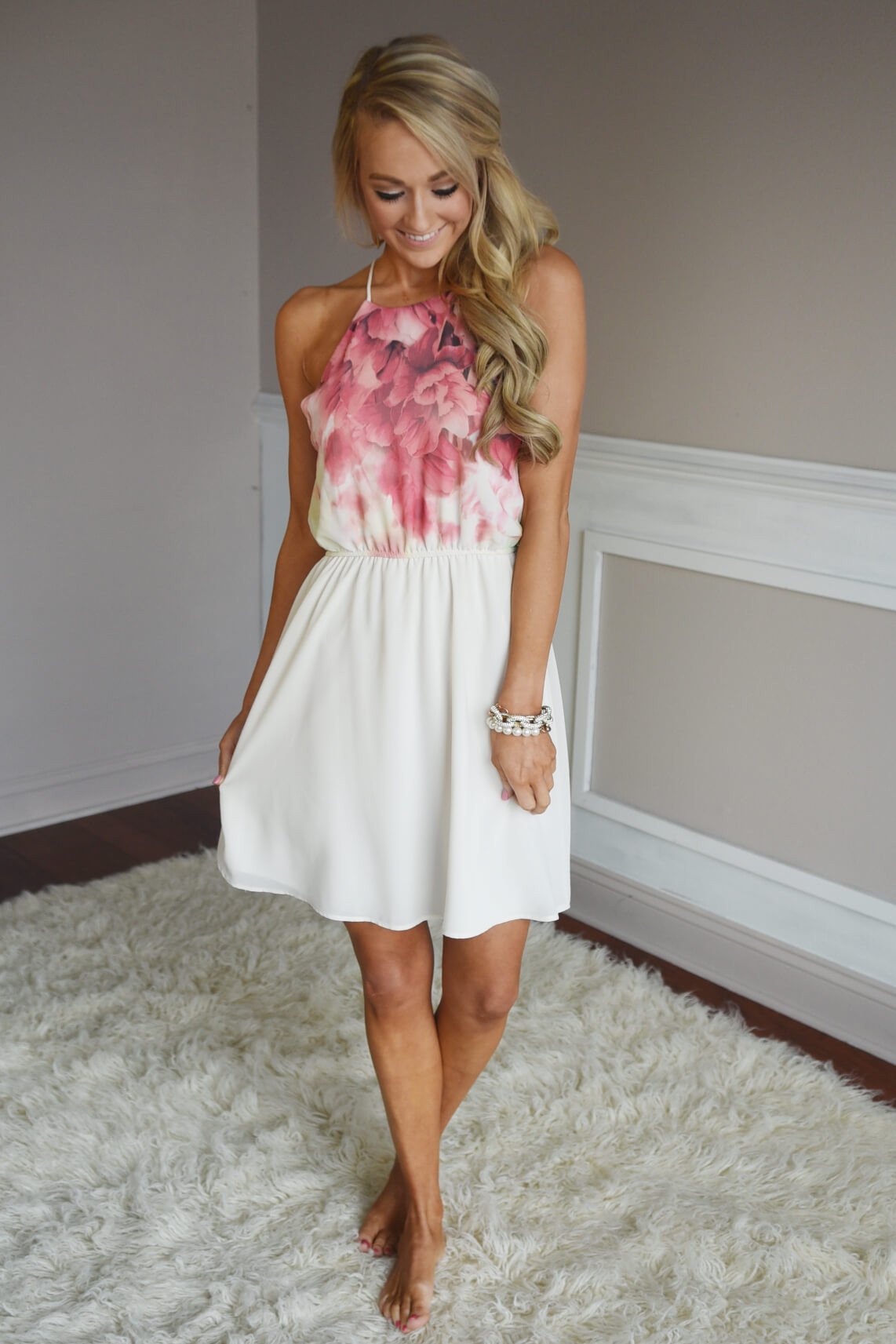 Soft As Petals Dress