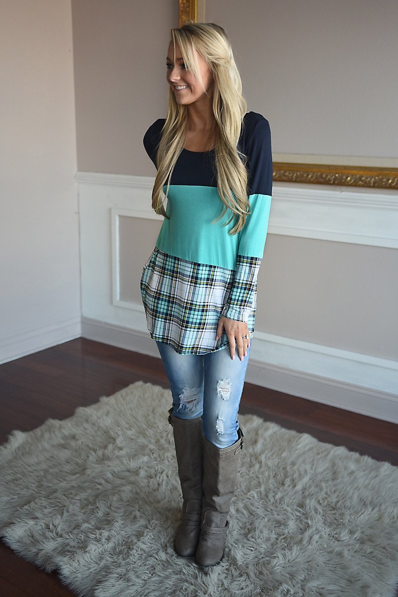 Plaid To Perfection ~ Mint