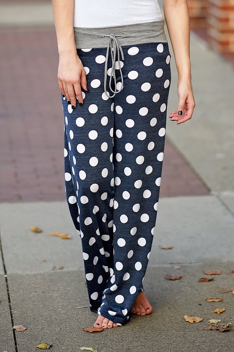 Polka dot sales pajama pants