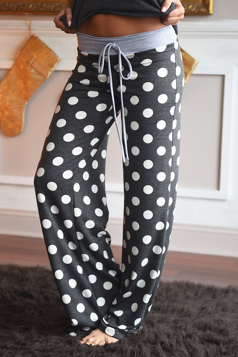 Polka dot online lounge pants