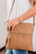 Sophisticated Looks Shoulder Purse- Taupe