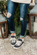 Very G Snuggly Sneakers- Charcoal