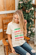 "Sweaters, Crisp Air, Bonfires..." Graphic Tee- Beige