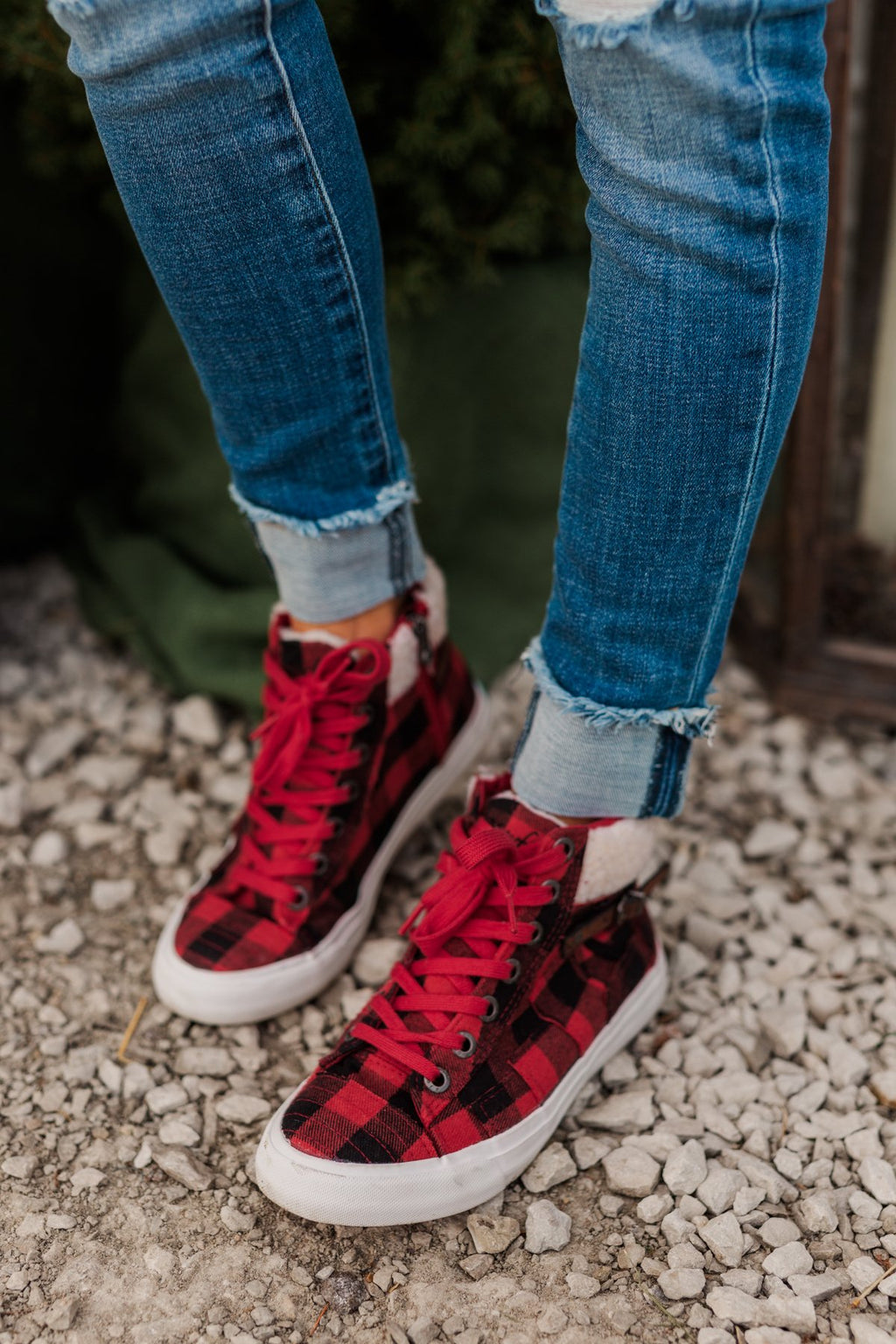 Pulse Boutique Plaid Blowfish Sneakers Blowfish Memphis Sneakers