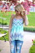 Sassy in Mint Tank Top