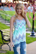 Sassy in Mint Tank Top