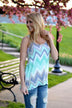 Sassy in Mint Tank Top