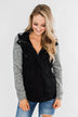 Lightweight Hooded Jacket- Black