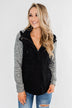 Lightweight Hooded Jacket- Black