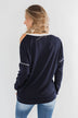 The Best Day Long Sleeve Top- Navy