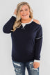 The Best Day Long Sleeve Top- Navy