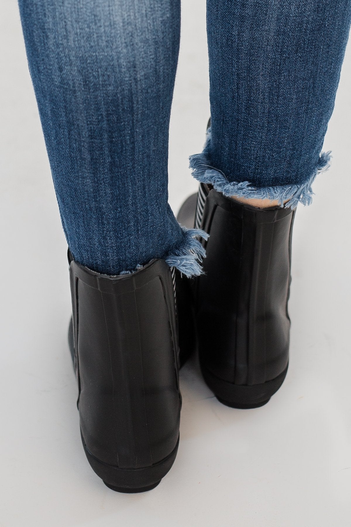 London Fog Piccadilly Rain Booties Black